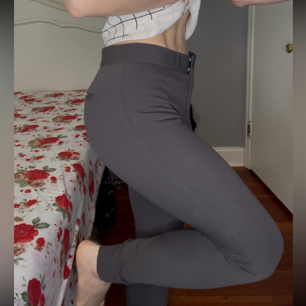 Gray dress pants